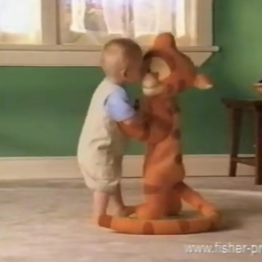 Vintage 123 Baby Tigger & Me 12 3 Giant Plush